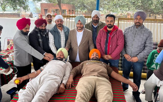 Blood donation is a big initiative for the good of humanity: Harjashan Pathanmajra